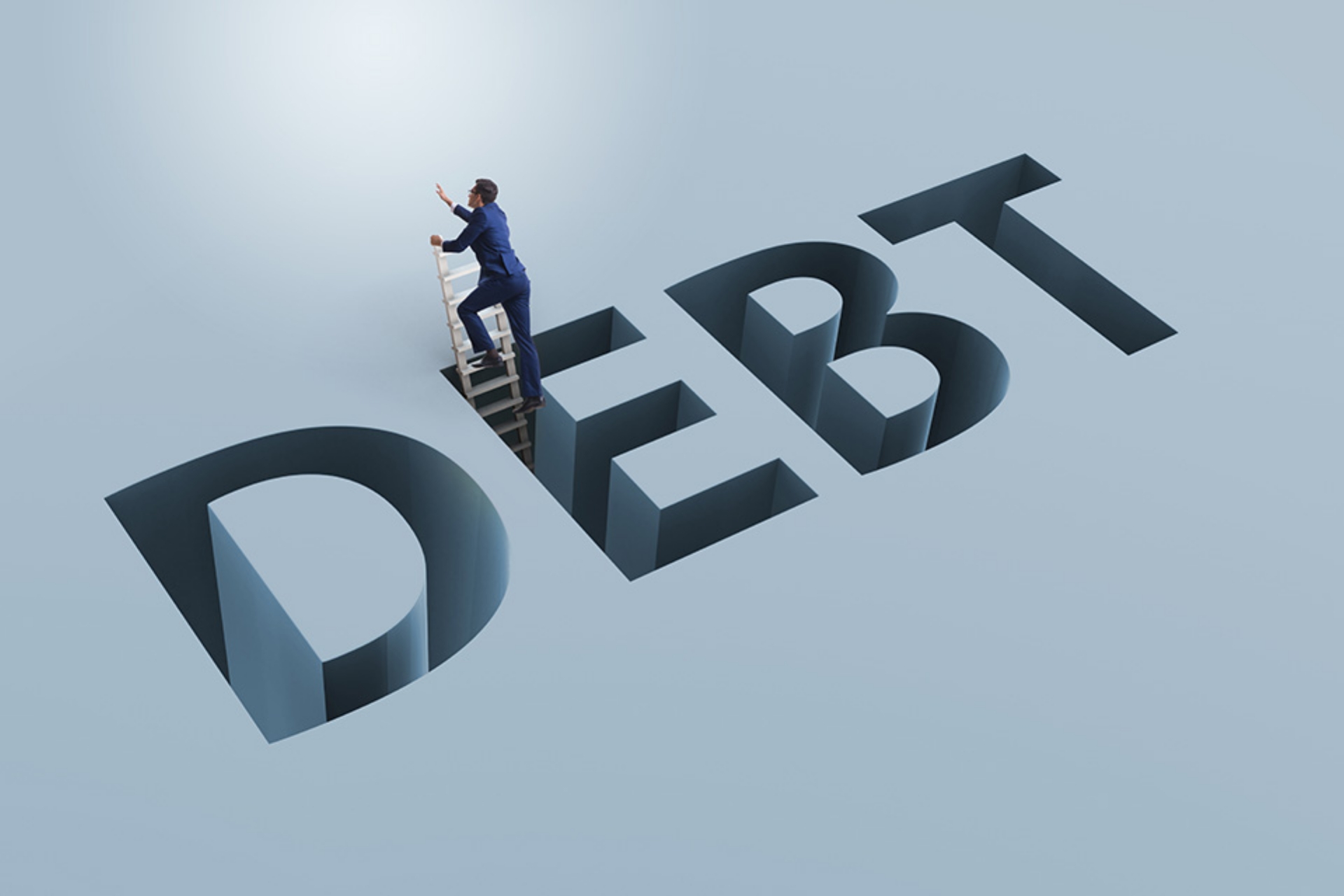 © Elnur - stock.adobe.com Schriftzug DEBT
