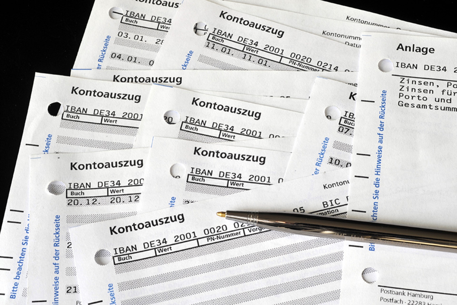 © nmann77 - stock.adobe.com Kontoauszüge